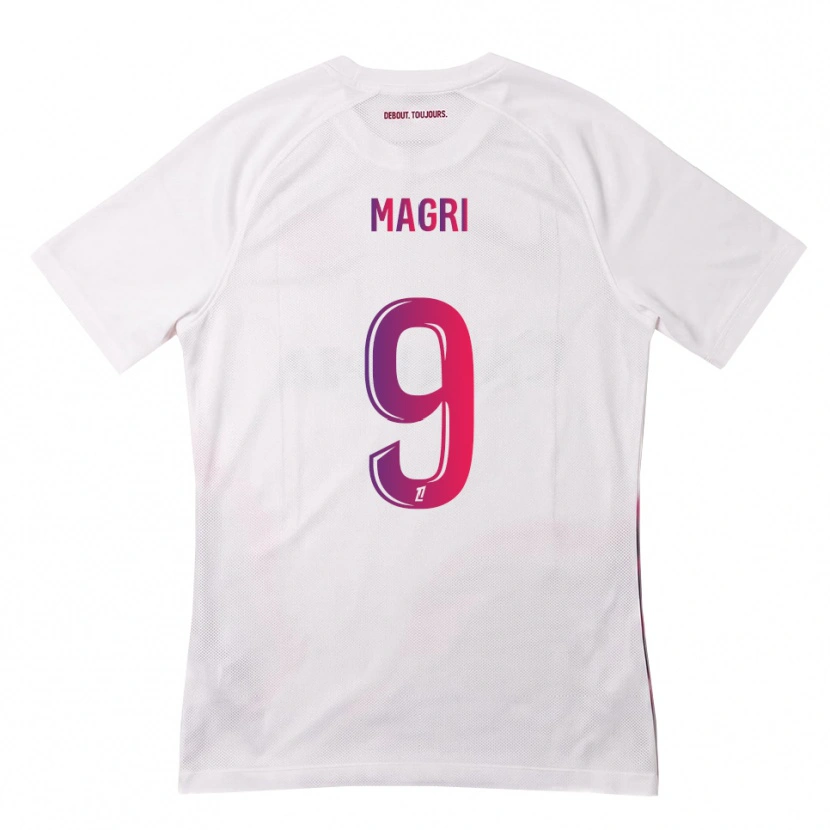 Danxen Niño Camiseta Frank Magri #9 Blanco Rosa Morado 2ª Equipación 2026/27 La Camisa México