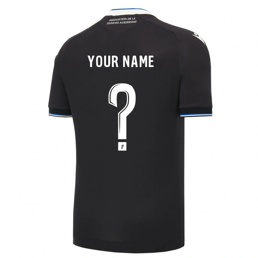 Danxen Niño Camiseta Su Nombre #0 Negro Azul Blanco 2ª Equipación 2026/27 La Camisa México