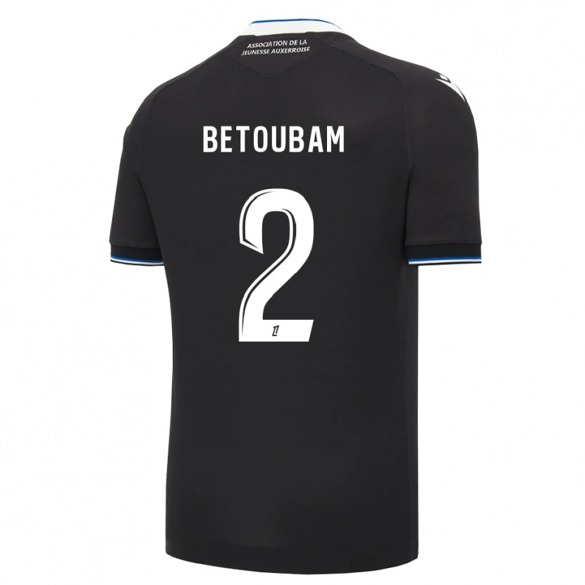 Danxen Niño Camiseta Clément Betoubam #2 Negro Azul Blanco 2ª Equipación 2026/27 La Camisa México