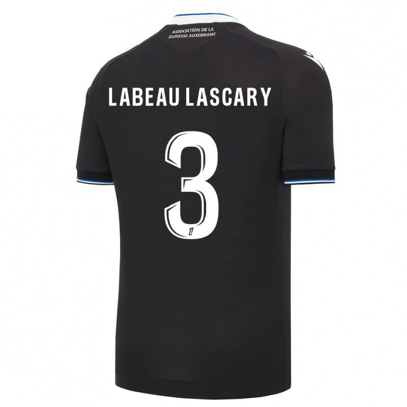 Danxen Niño Camiseta Rémy Labeau Lascary #3 Negro Azul Blanco 2ª Equipación 2026/27 La Camisa México