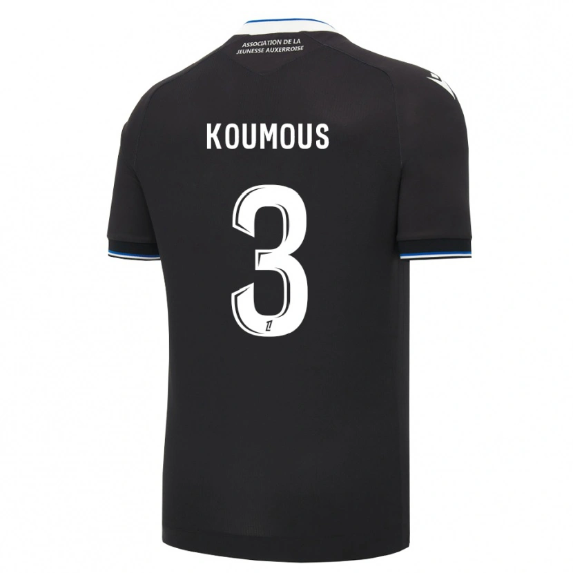 Danxen Niño Camiseta Ken Koumous #3 Negro Azul Blanco 2ª Equipación 2026/27 La Camisa México