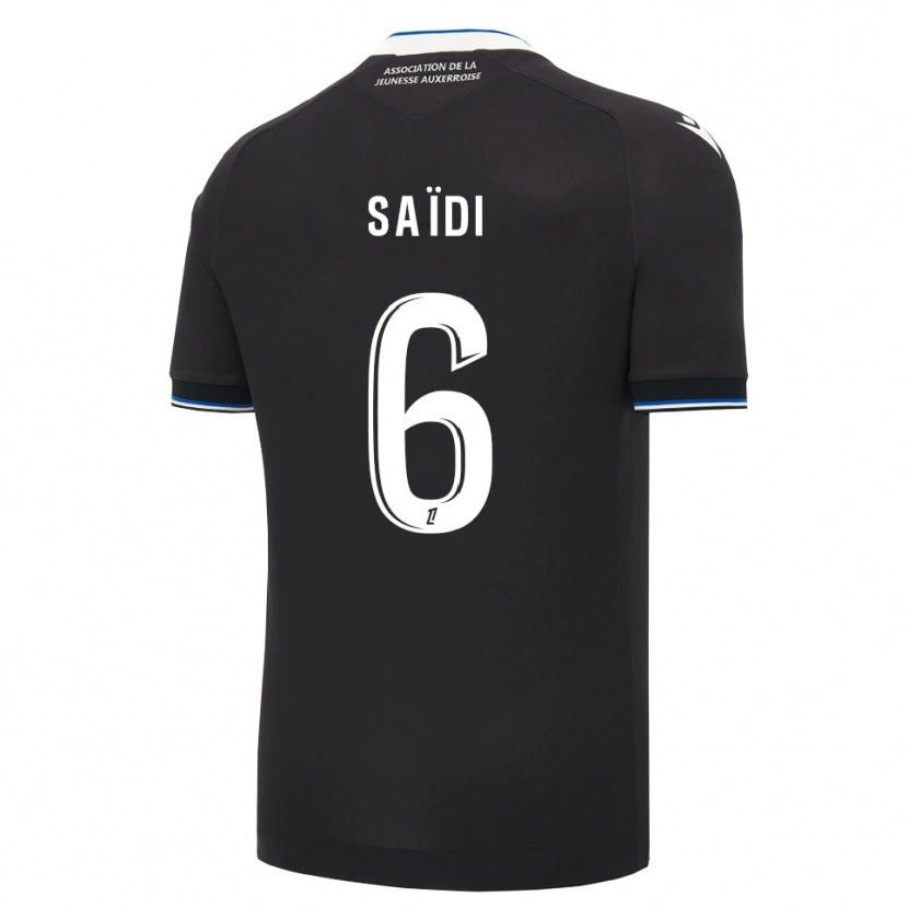 Danxen Niño Camiseta Elyes Saïdi #6 Negro Azul Blanco 2ª Equipación 2026/27 La Camisa México
