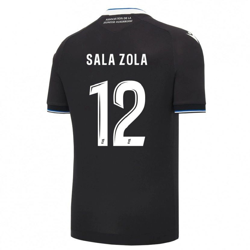 Danxen Niño Camiseta Benaja Sala Zola #12 Negro Azul Blanco 2ª Equipación 2026/27 La Camisa México