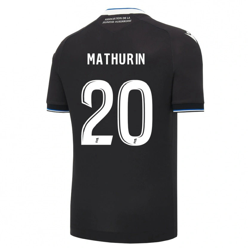 Danxen Niño Camiseta Anis Mathurin #20 Negro Azul Blanco 2ª Equipación 2026/27 La Camisa México