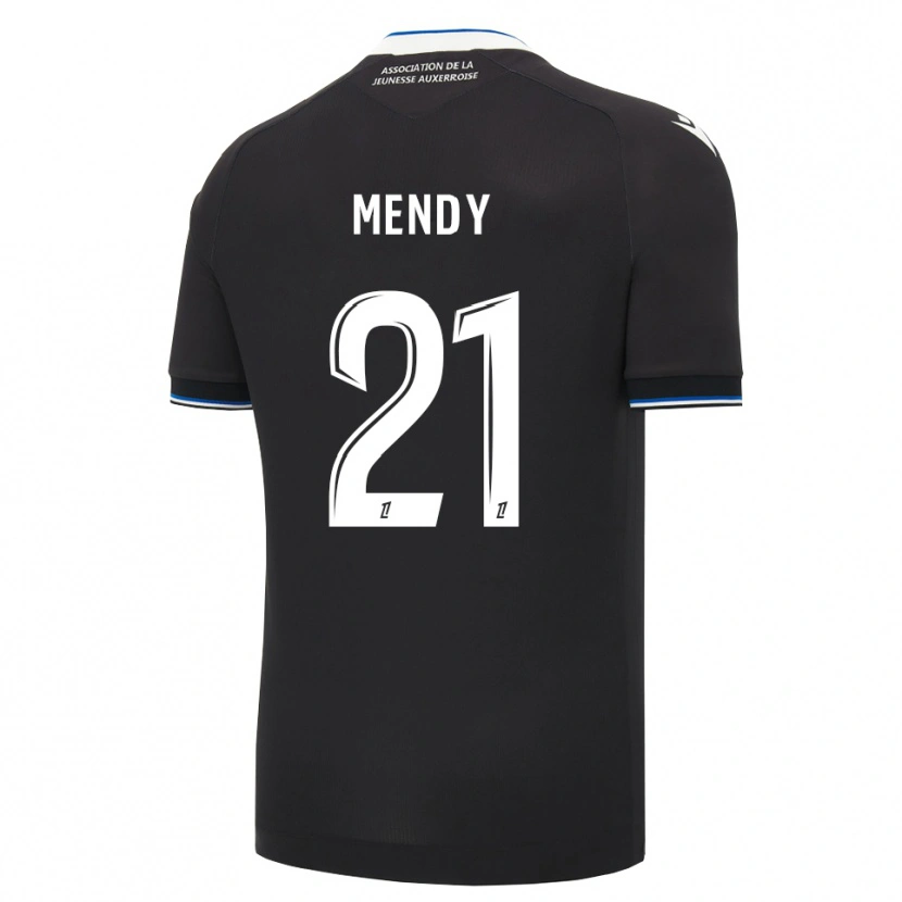 Danxen Niño Camiseta Tony Mendy #21 Negro Azul Blanco 2ª Equipación 2026/27 La Camisa México