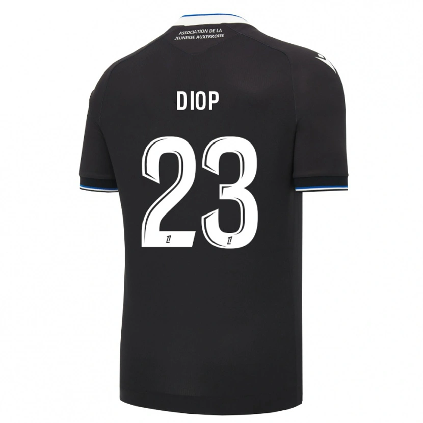 Danxen Niño Camiseta Mamadou Diop #23 Negro Azul Blanco 2ª Equipación 2026/27 La Camisa México