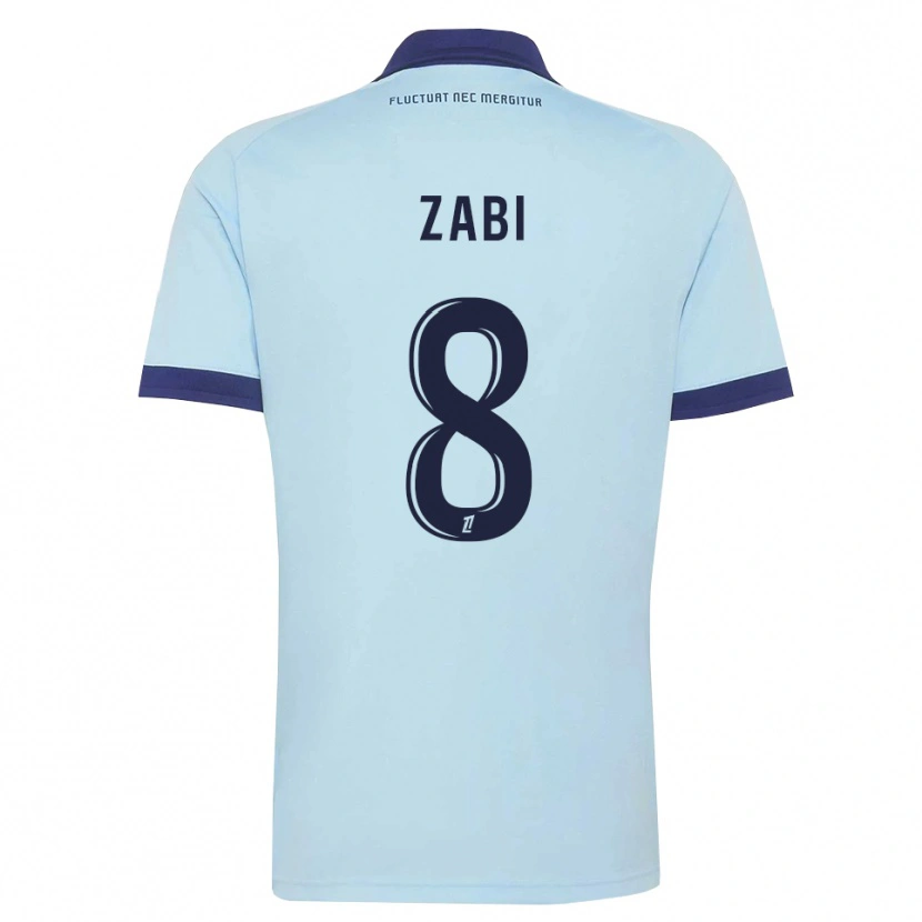 Danxen Niño Camiseta Patrick Zabi #8 Azul Aciano Negro 2ª Equipación 2026/27 La Camisa México