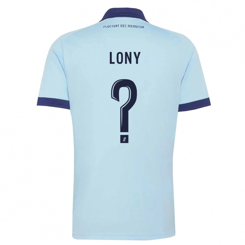 Danxen Niño Camiseta Lony Pereira Mendes Vaz #0 Azul Aciano Negro 2ª Equipación 2026/27 La Camisa México