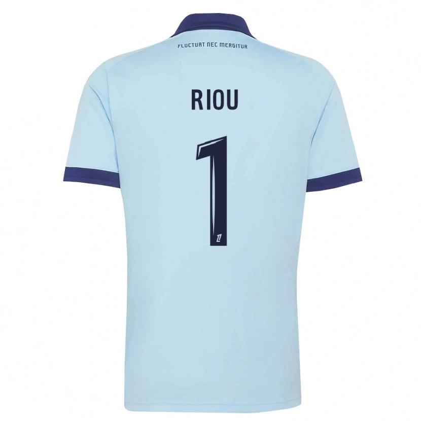 Danxen Niño Camiseta Remy Riou #1 Azul Aciano Negro 2ª Equipación 2026/27 La Camisa México