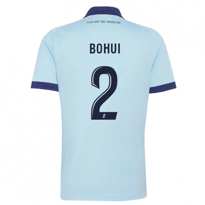 Danxen Niño Camiseta Isaiah Bohui #2 Azul Aciano Negro 2ª Equipación 2026/27 La Camisa México