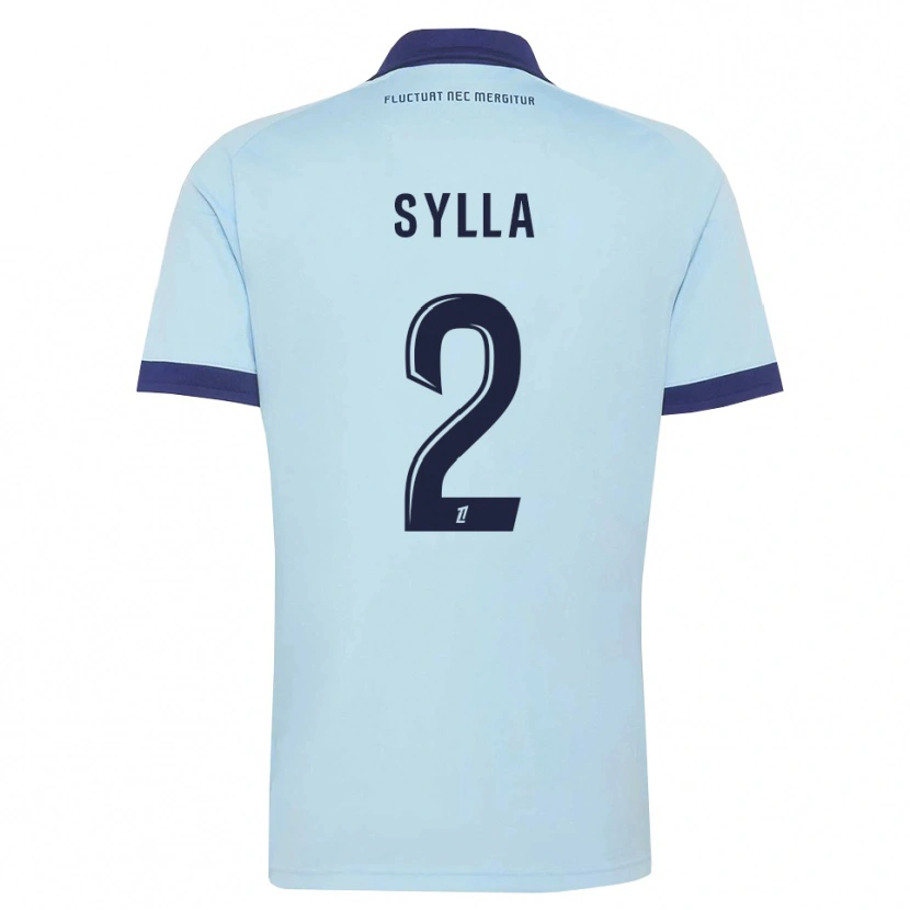 Danxen Niño Camiseta Mohamed Sylla #2 Azul Aciano Negro 2ª Equipación 2026/27 La Camisa México