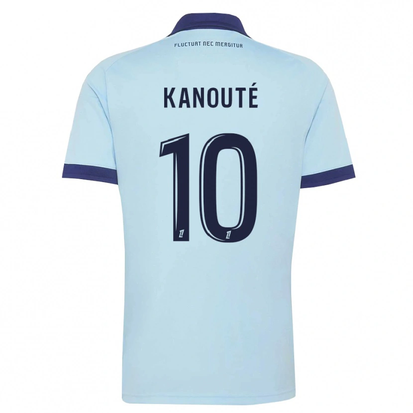 Danxen Niño Camiseta Makan Kanouté #10 Azul Aciano Negro 2ª Equipación 2026/27 La Camisa México