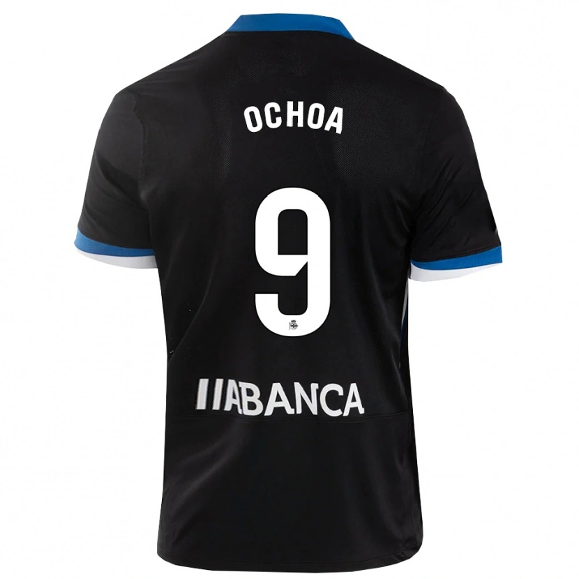 Danxen Niño Camiseta Martín Ochoa #9 Negro Azul Blanco 2ª Equipación 2026/27 La Camisa México