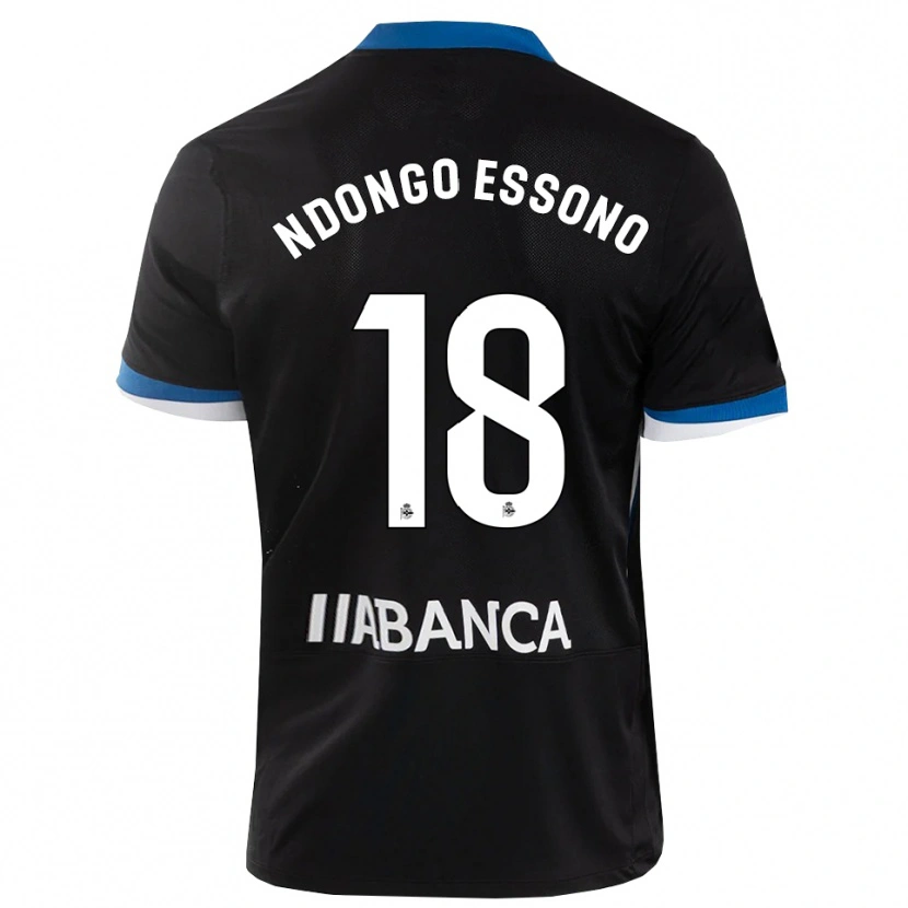 Danxen Niño Camiseta Rodrigue Dipanda #18 Negro Azul Blanco 2ª Equipación 2026/27 La Camisa México