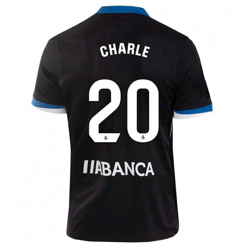 Danxen Niño Camiseta Marta Charle #20 Negro Azul Blanco 2ª Equipación 2026/27 La Camisa México