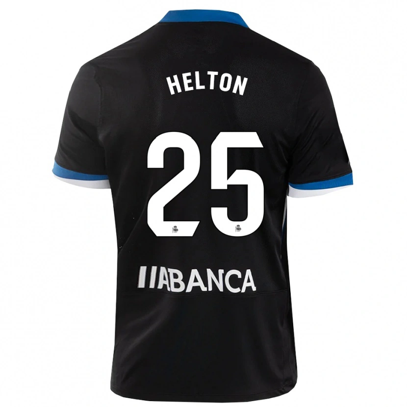 Danxen Niño Camiseta Helton Leite #25 Negro Azul Blanco 2ª Equipación 2026/27 La Camisa México