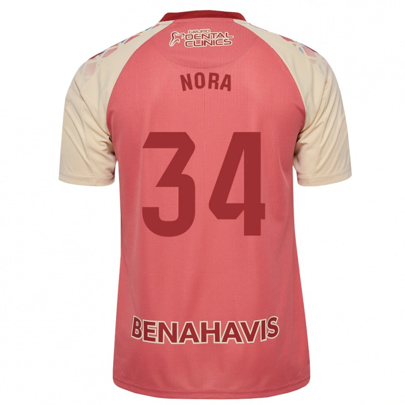 Danxen Niño Camiseta Nora #34 Rosa Claro Azul Rojo 2ª Equipación 2026/27 La Camisa México