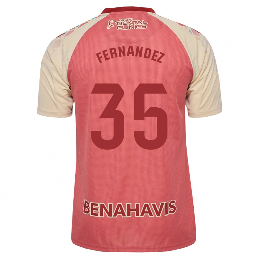 Danxen Niño Camiseta Inés Fernández #35 Rosa Claro Azul Rojo 2ª Equipación 2026/27 La Camisa México