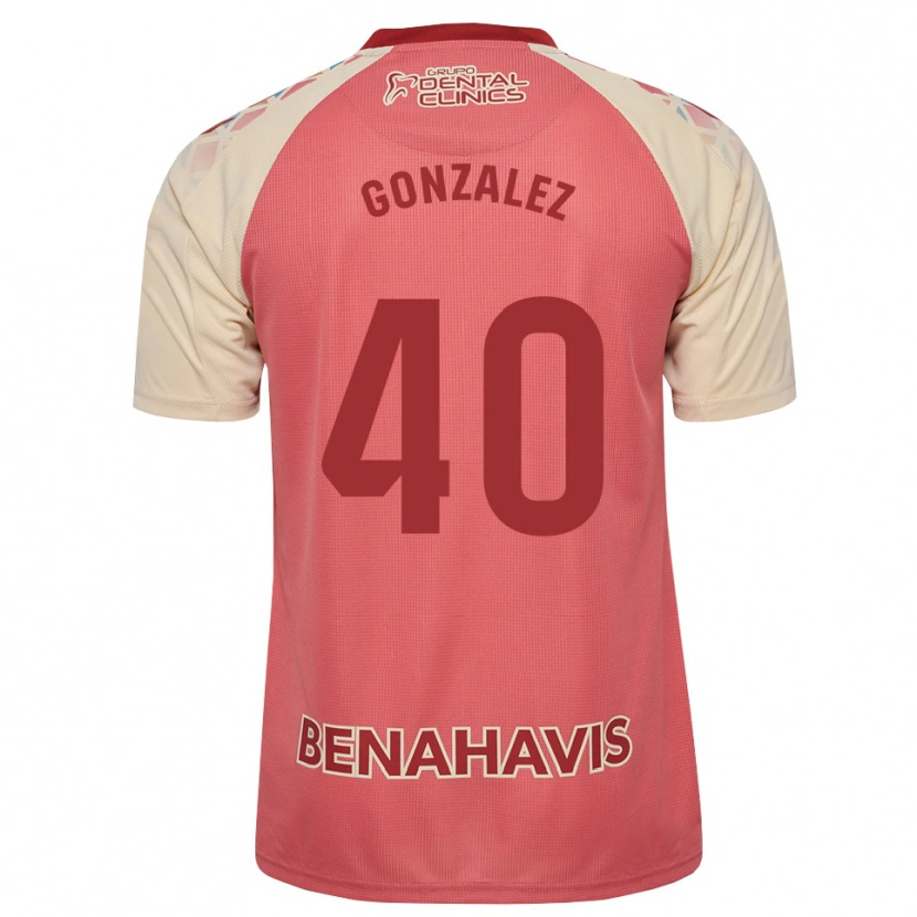 Danxen Niño Camiseta Carol González #40 Rosa Claro Azul Rojo 2ª Equipación 2026/27 La Camisa México