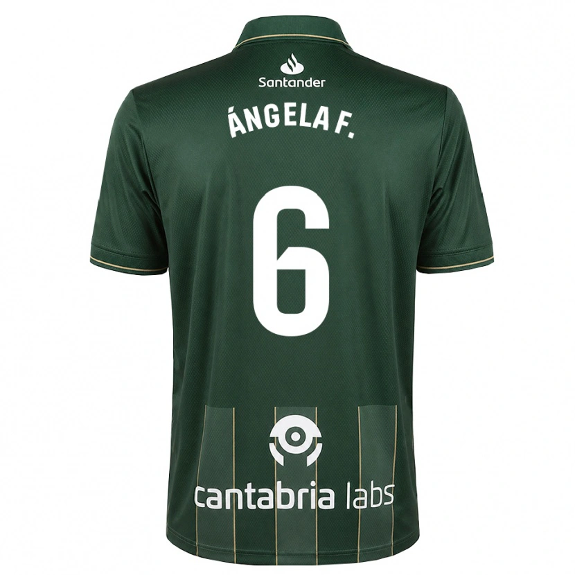 Danxen Niño Camiseta Ángela Fernández Fraile #6 Gris Pizarra Oscuro Blanco 2ª Equipación 2026/27 La Camisa México
