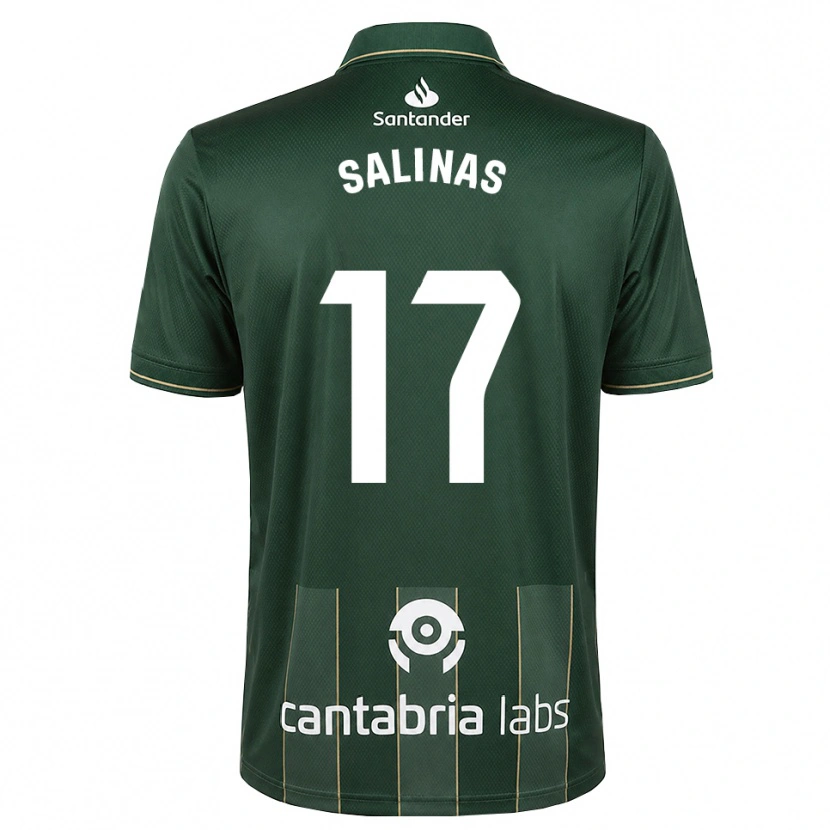 Danxen Niño Camiseta Jorge Salinas #17 Gris Pizarra Oscuro Blanco 2ª Equipación 2026/27 La Camisa México