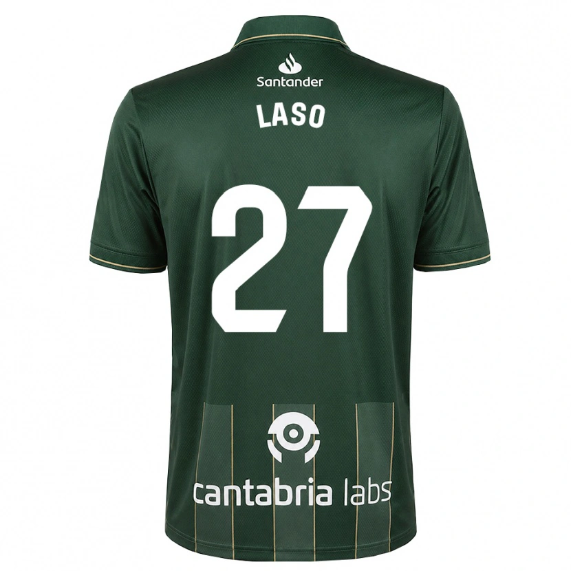 Danxen Niño Camiseta Alejandro Laso #27 Gris Pizarra Oscuro Blanco 2ª Equipación 2026/27 La Camisa México