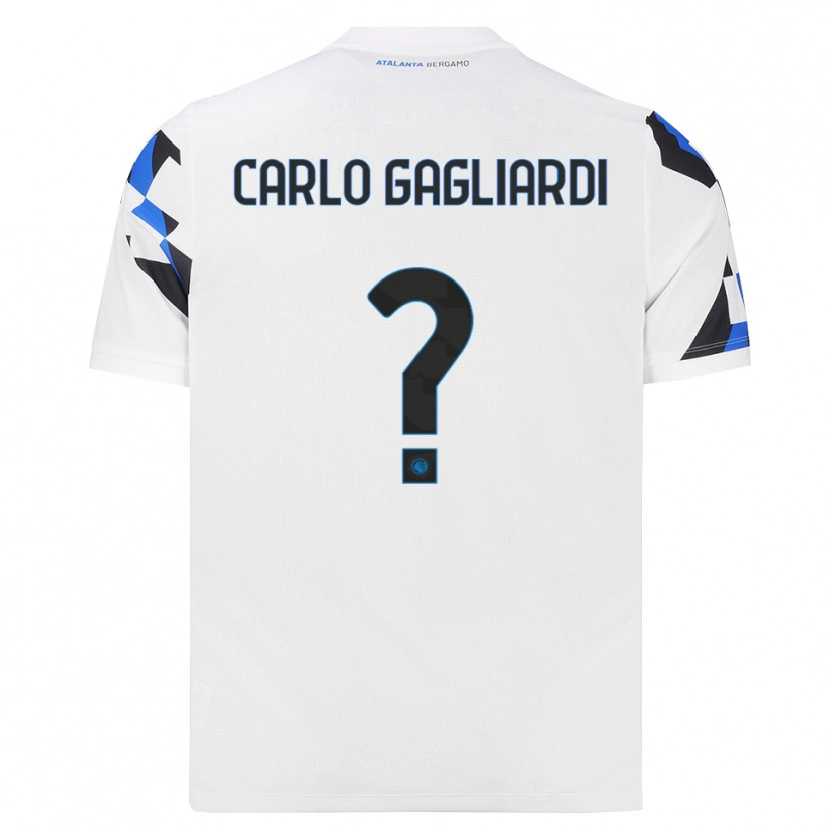 Danxen Niño Camiseta Filippo Carlo Gagliardi #0 Blanco Rojo Azul 2ª Equipación 2026/27 La Camisa México