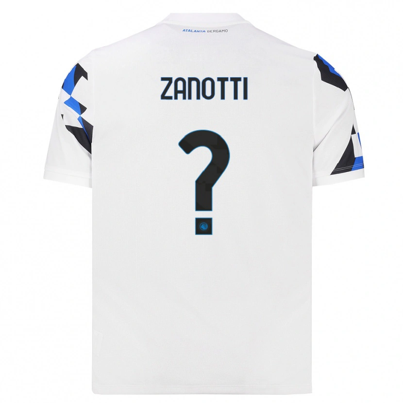 Danxen Niño Camiseta Mattia Zanotti #0 Blanco Rojo Azul 2ª Equipación 2026/27 La Camisa México
