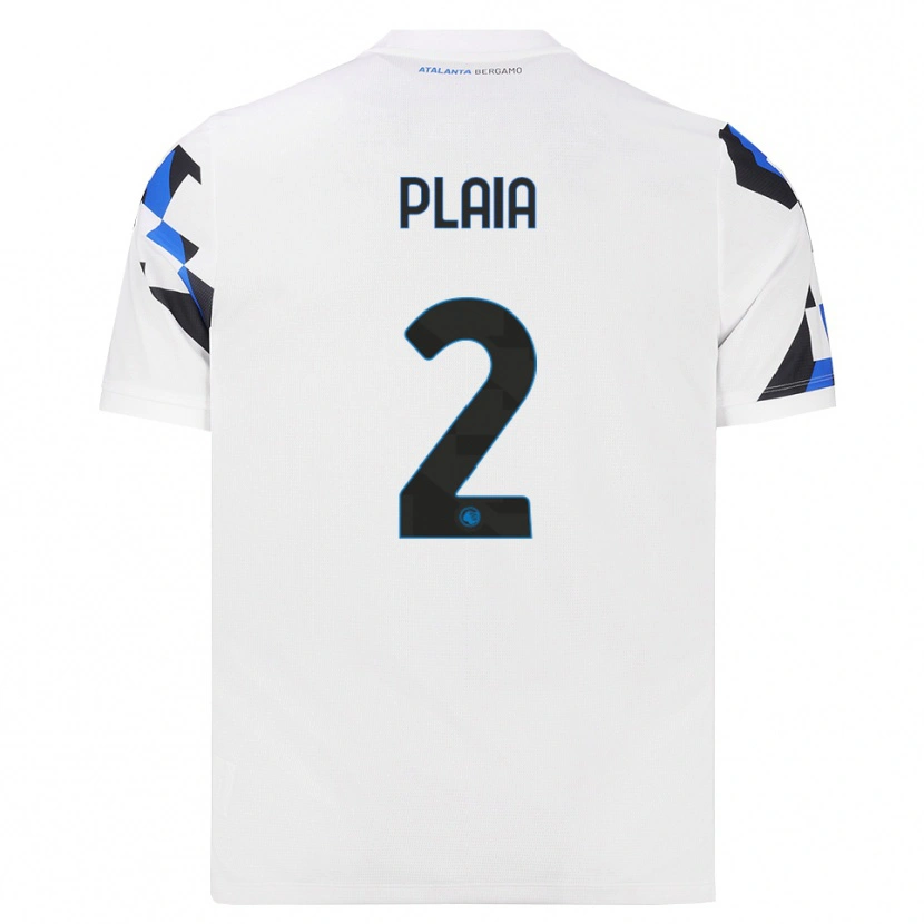 Danxen Niño Camiseta Matteo Plaia #2 Blanco Rojo Azul 2ª Equipación 2026/27 La Camisa México