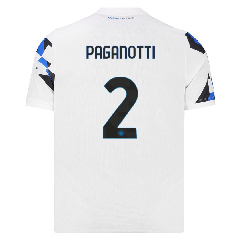 Danxen Niño Camiseta Emanuele Paganotti #2 Blanco Rojo Azul 2ª Equipación 2026/27 La Camisa México