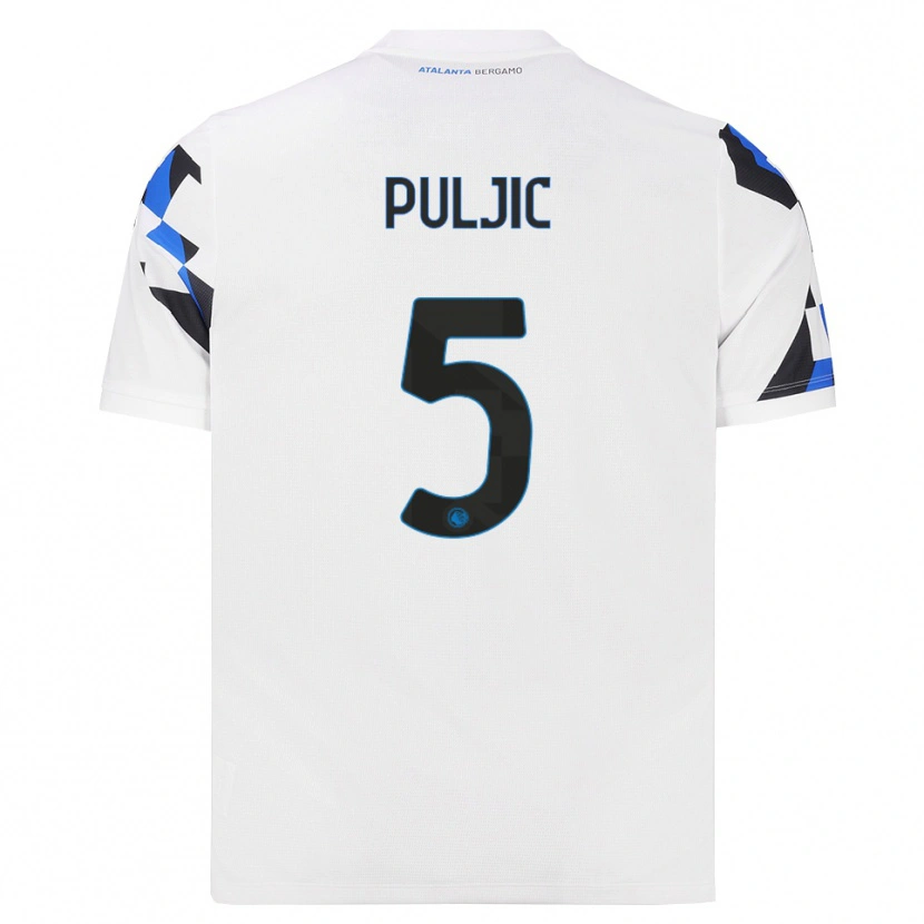 Danxen Niño Camiseta Ljubo Puljic #5 Blanco Rojo Azul 2ª Equipación 2026/27 La Camisa México