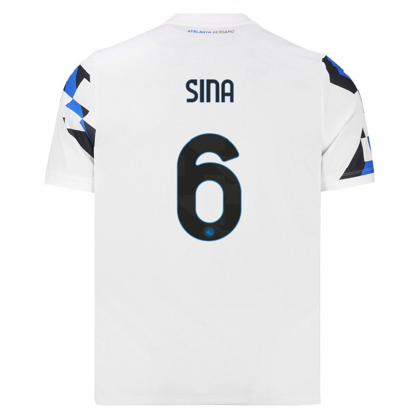 Danxen Niño Camiseta Sebastian Sina #6 Blanco Rojo Azul 2ª Equipación 2026/27 La Camisa México