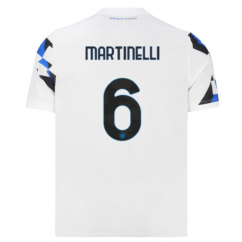 Danxen Niño Camiseta Gabriel Martinelli #6 Blanco Rojo Azul 2ª Equipación 2026/27 La Camisa México