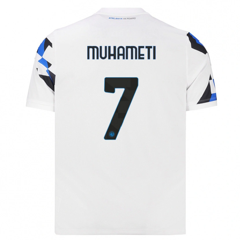 Danxen Niño Camiseta Endri Muhameti #7 Blanco Rojo Azul 2ª Equipación 2026/27 La Camisa México