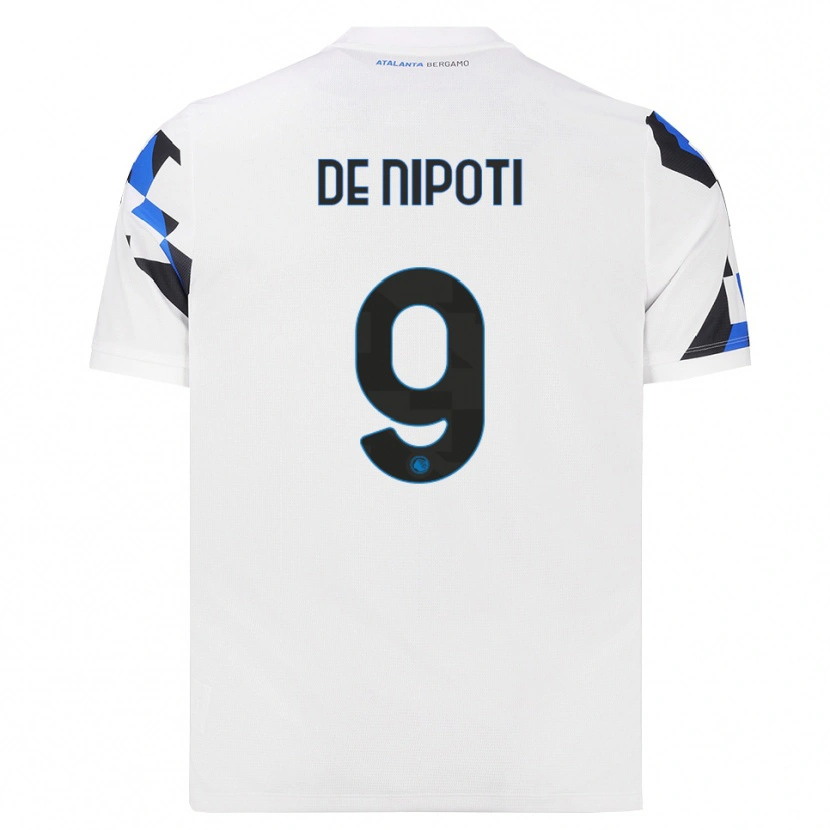 Danxen Niño Camiseta Tommaso De Nipoti #9 Blanco Rojo Azul 2ª Equipación 2026/27 La Camisa México