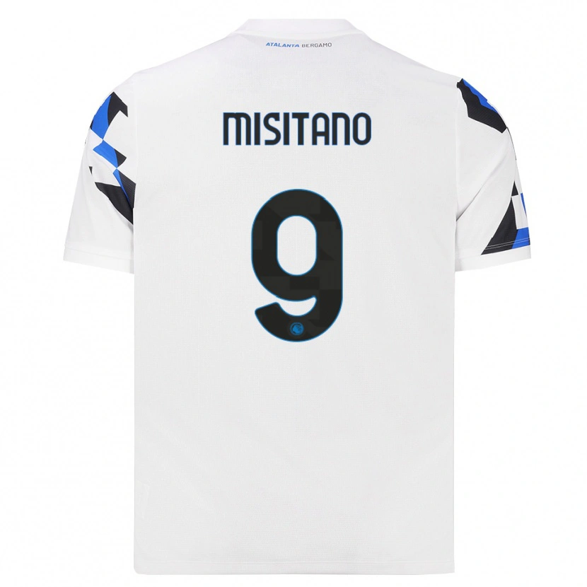 Danxen Niño Camiseta Giulio Misitano #9 Blanco Rojo Azul 2ª Equipación 2026/27 La Camisa México