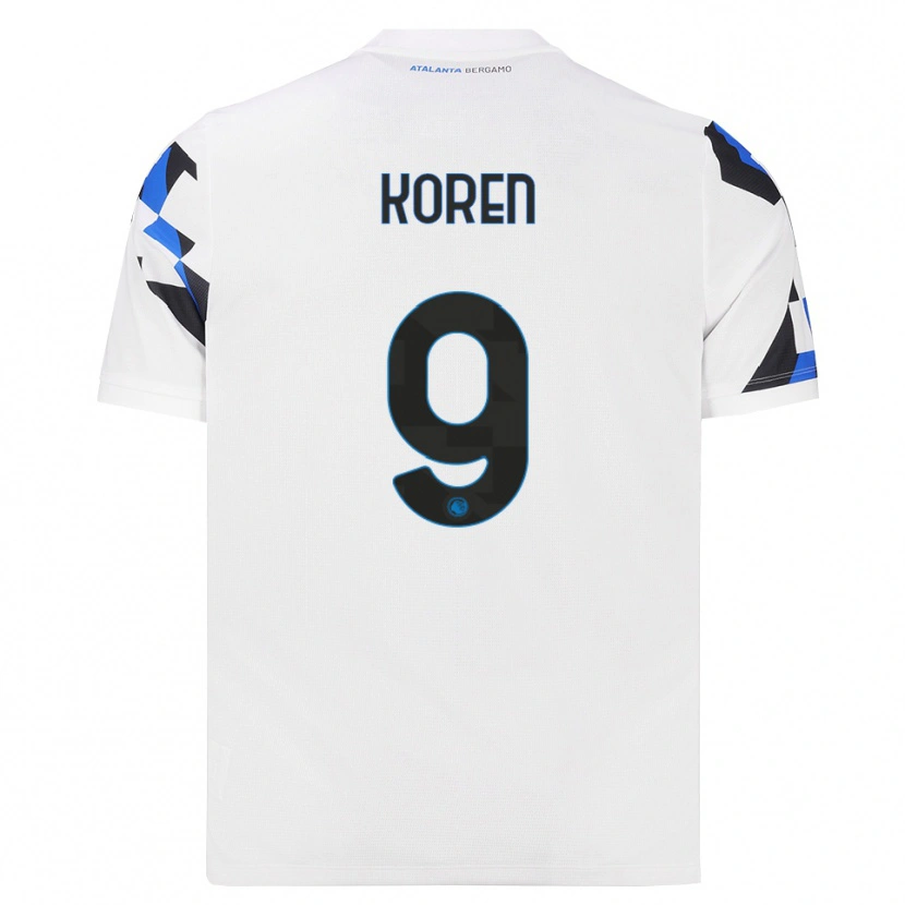 Danxen Niño Camiseta Vid Koren #9 Blanco Rojo Azul 2ª Equipación 2026/27 La Camisa México
