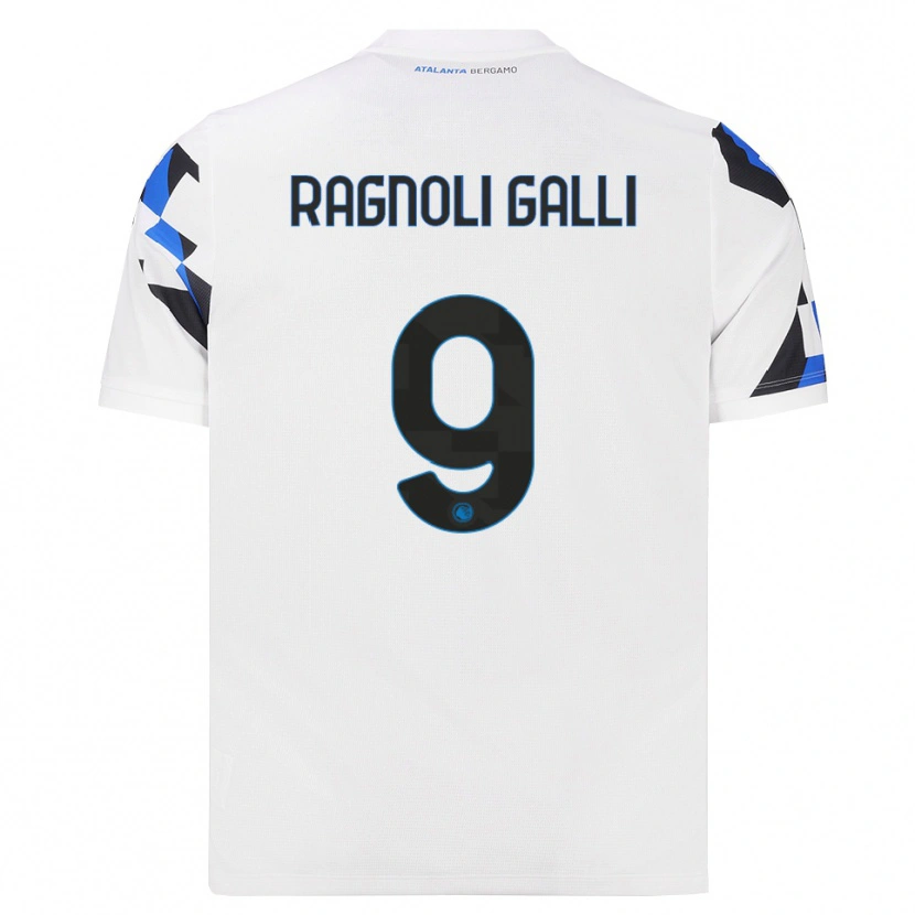 Danxen Niño Camiseta Federico Ragnoli Galli #9 Blanco Rojo Azul 2ª Equipación 2026/27 La Camisa México