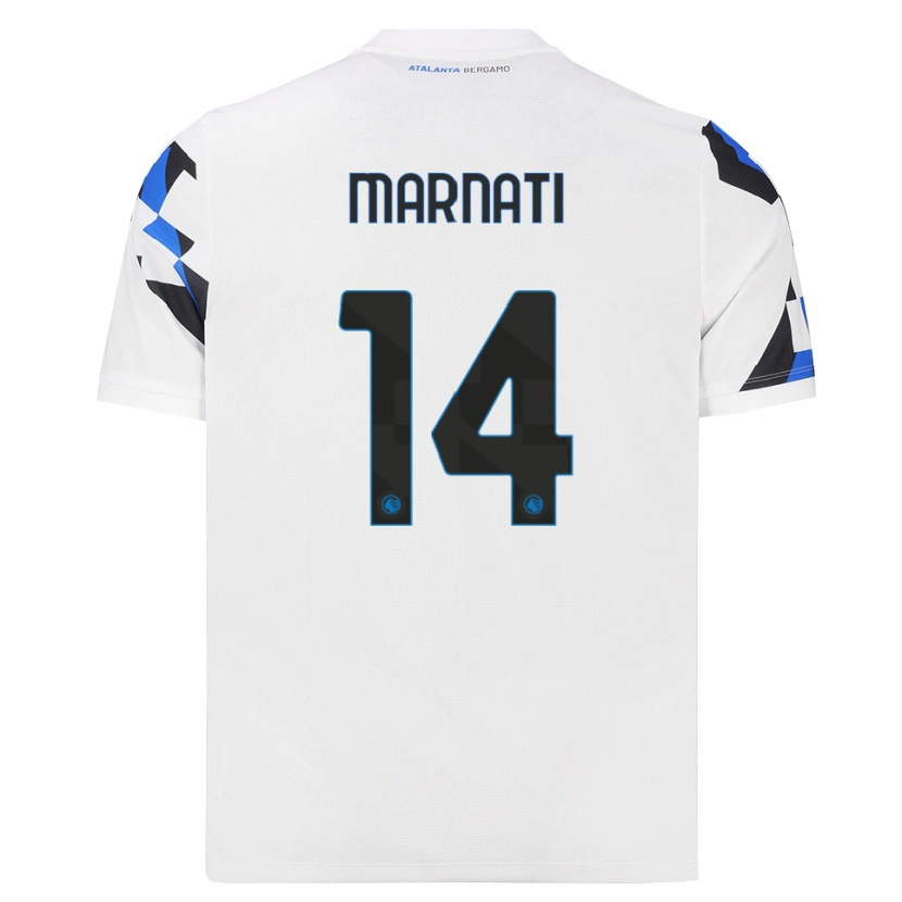 Danxen Niño Camiseta Sebastiano Marnati #14 Blanco Rojo Azul 2ª Equipación 2026/27 La Camisa México