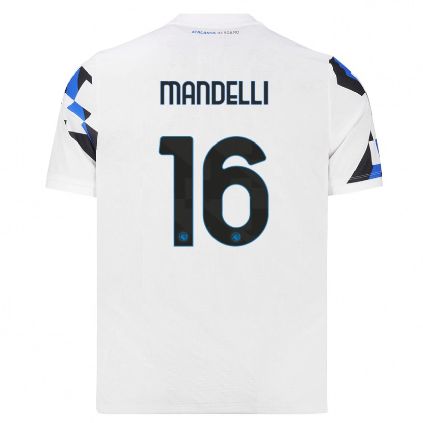 Danxen Niño Camiseta Giulia Mandelli #16 Blanco Rojo Azul 2ª Equipación 2026/27 La Camisa México