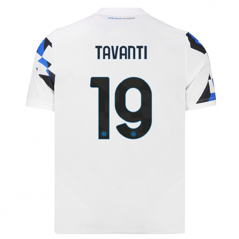 Danxen Niño Camiseta Mattia Tavanti #19 Blanco Rojo Azul 2ª Equipación 2026/27 La Camisa México