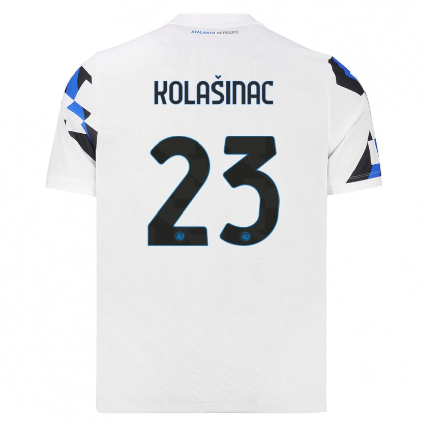 Danxen Niño Camiseta Sead Kolasinac #23 Blanco Rojo Azul 2ª Equipación 2026/27 La Camisa México