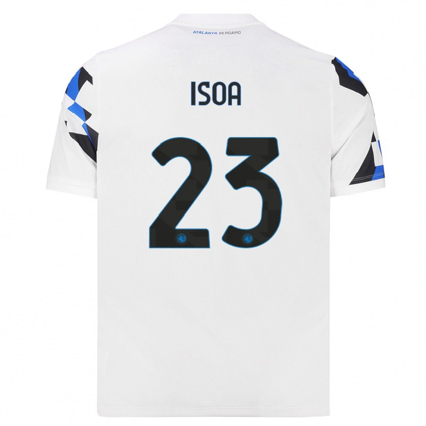 Danxen Niño Camiseta Isaac Isoa #23 Blanco Rojo Azul 2ª Equipación 2026/27 La Camisa México