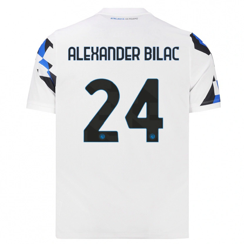 Danxen Niño Camiseta Max Bilac #24 Blanco Rojo Azul 2ª Equipación 2026/27 La Camisa México