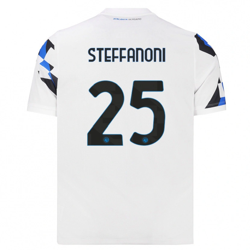 Danxen Niño Camiseta Federico Steffanoni #25 Blanco Rojo Azul 2ª Equipación 2026/27 La Camisa México