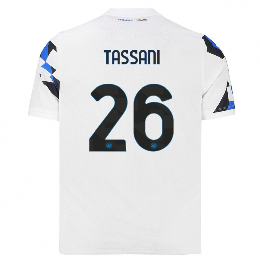 Danxen Niño Camiseta Alessandro Tassani #26 Blanco Rojo Azul 2ª Equipación 2026/27 La Camisa México