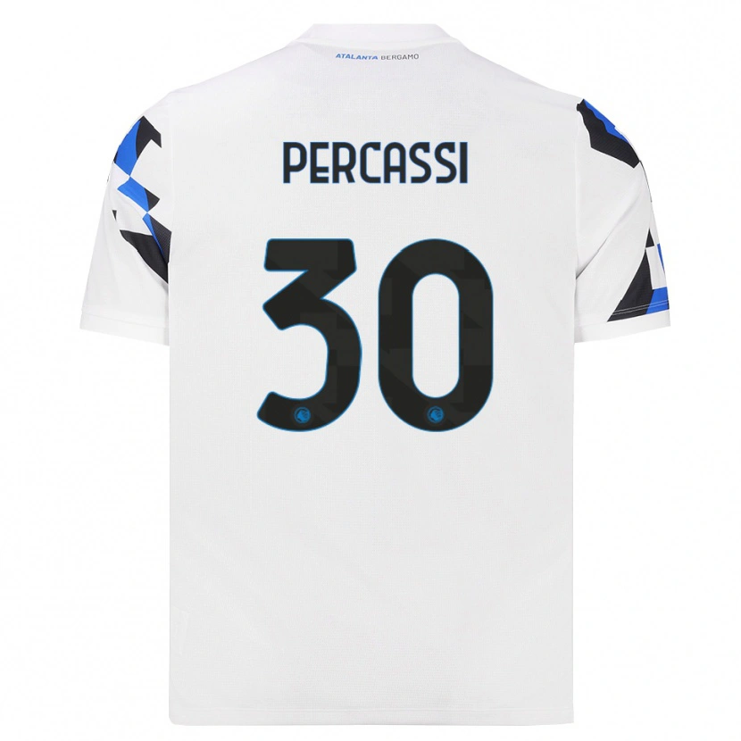 Danxen Niño Camiseta Giovanni Percassi #30 Blanco Rojo Azul 2ª Equipación 2026/27 La Camisa México