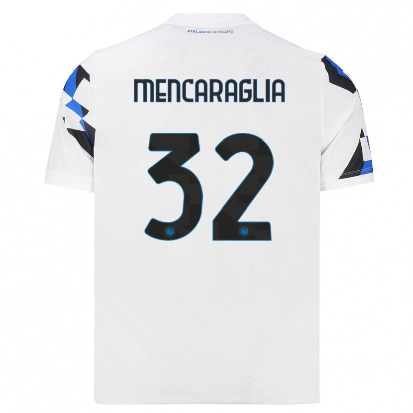 Danxen Niño Camiseta Filippo Mencaraglia #32 Blanco Rojo Azul 2ª Equipación 2026/27 La Camisa México