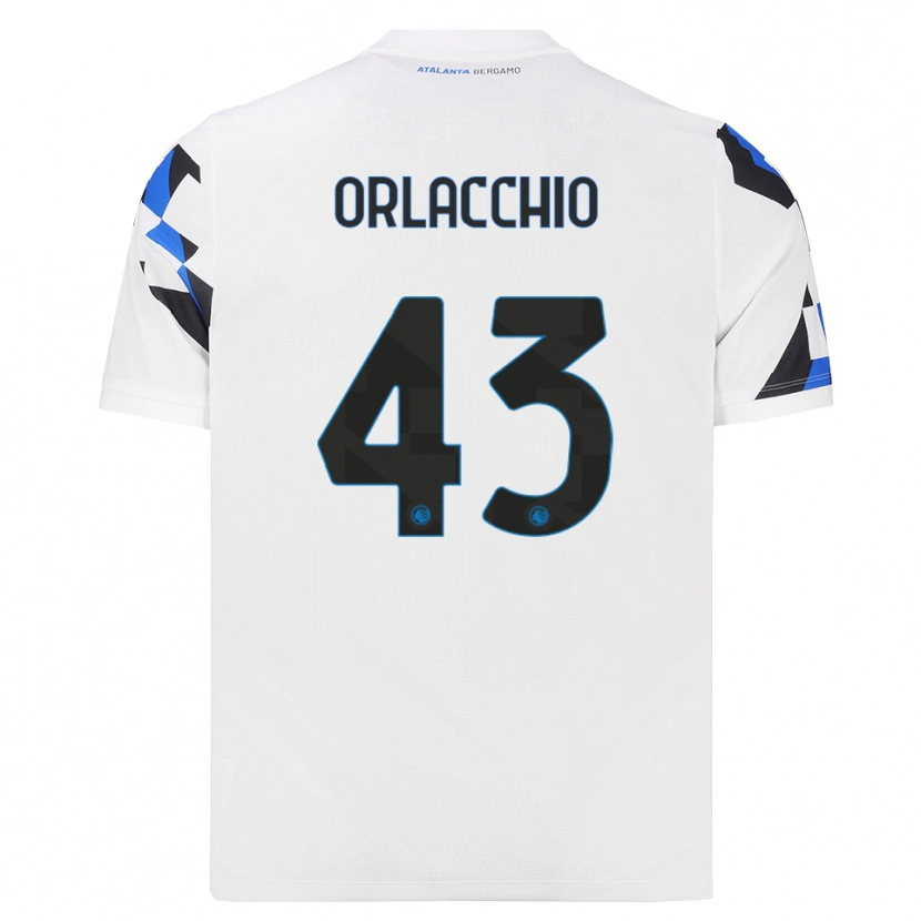 Danxen Niño Camiseta Angelo Orlacchio #43 Blanco Rojo Azul 2ª Equipación 2026/27 La Camisa México