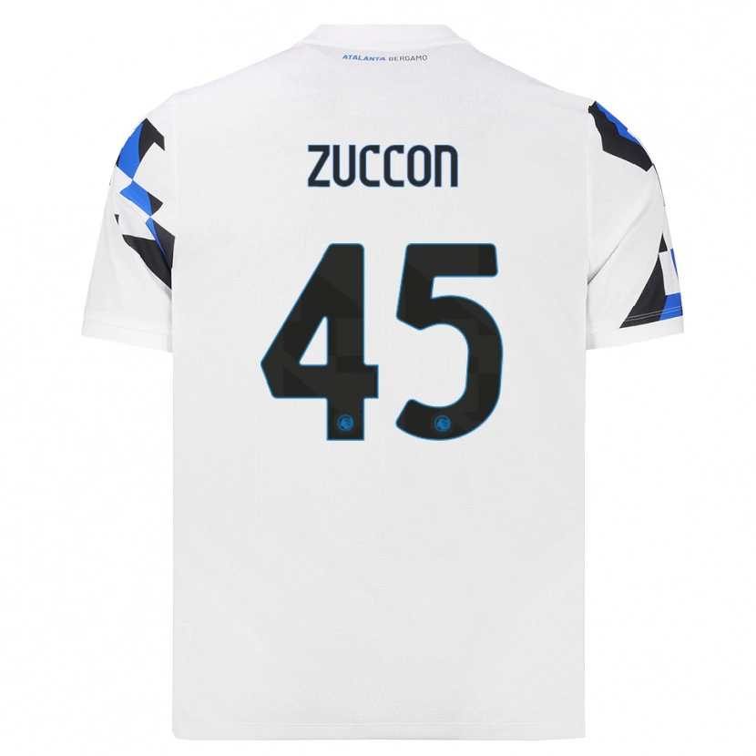 Danxen Niño Camiseta Federico Zuccon #45 Blanco Rojo Azul 2ª Equipación 2026/27 La Camisa México